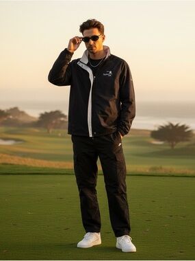🔥 RARE Vintage Nike Golf FIT STORM Spyglass Hill Windbreaker Jacket 🔥